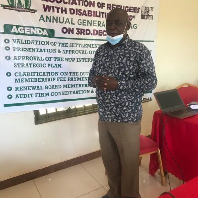 Mr Jackson DRF Consultant moderating the AGM